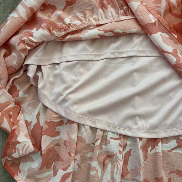 NINE WEST Womens Halter Floral Dress Size L Easter Spring Tiered Ruffle Resort - Picture 9 of 16